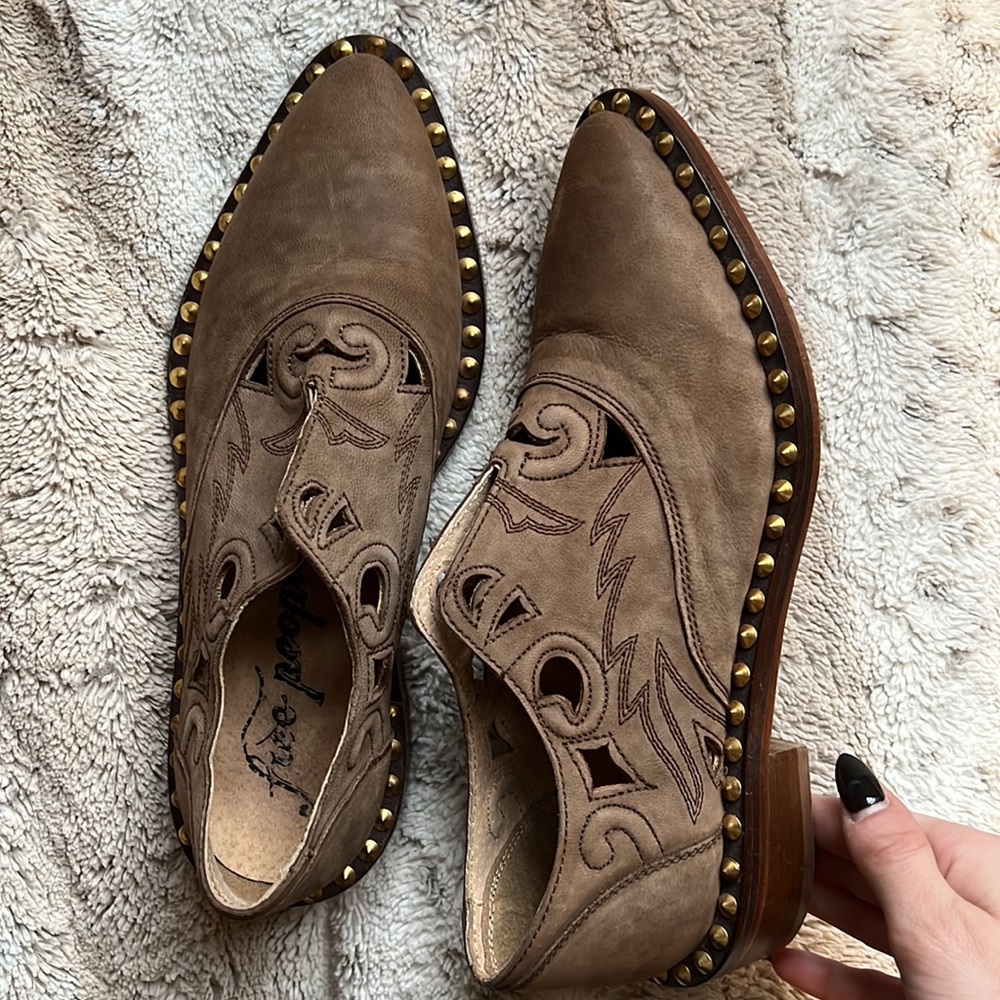 Free People loafer boots